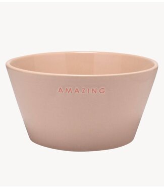 Vondels Kom Bowl ceramic AMAZING beige H7cm* beige