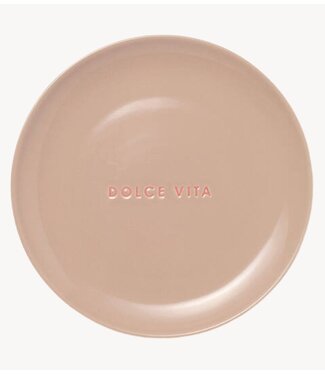 Vondels Bord Cake plate ceramic DOLCE VITA beige ø16cm beige