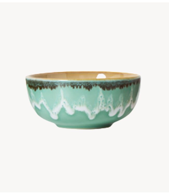 HKLIVING Kom 70s ceramics: XS bowl Turquiose