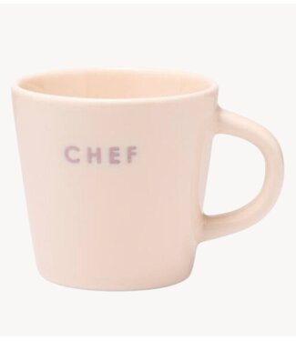 Vondels Mok Espresso cup ceramic CHEF ecru 80ml ecru
