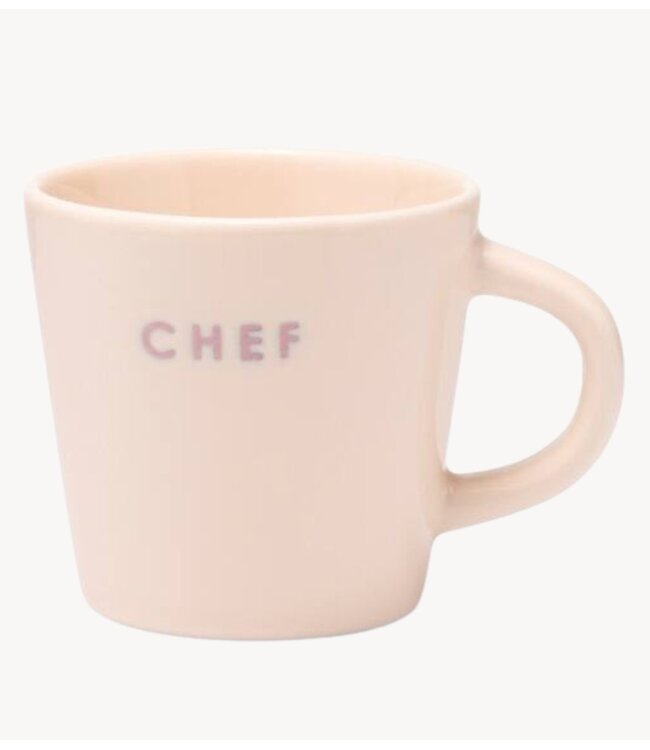 Vondels Mok Espresso cup ceramic CHEF ecru 80ml ecru