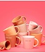 Vondels Mok Tea cup ceramic DADDY COOL terracotta 350 ml terracotta