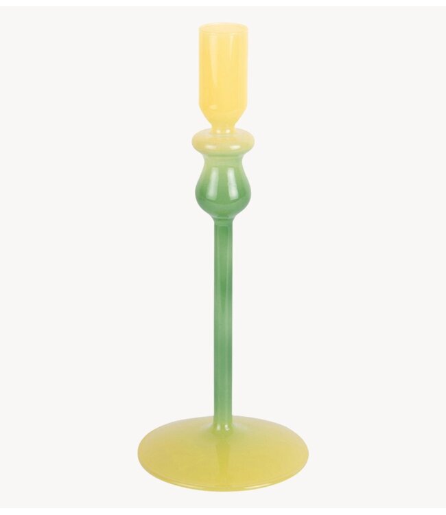 Kaarsenhouder Candle Holder Duo Colores Medium Retro green