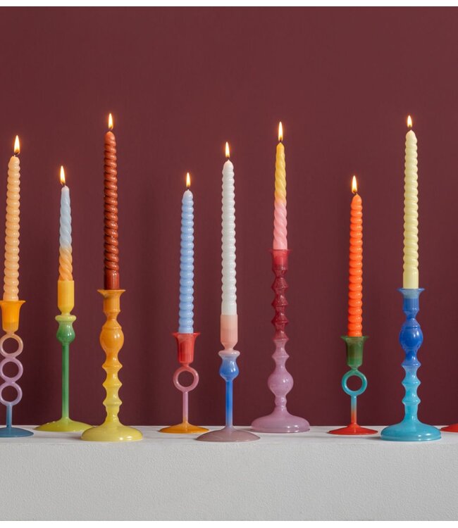 Kaarsenhouder Candle Holder Duo Colores Small soft pink