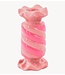 Kklup Home Selection Kaarsenhouder Candle Holder- Toffee Candy - Ceramic-Pink/ Neon -7,5x7,5x13 cm