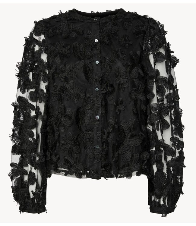 Y.A.S Blouse YASKARLY LS SHIRT Black