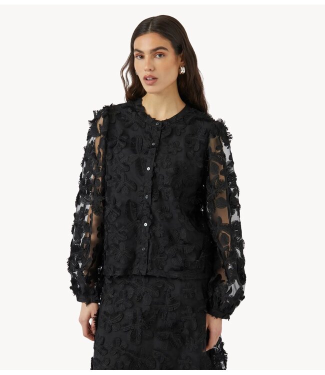 Y.A.S Blouse YASKARLY LS SHIRT Black