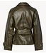Y.A.S Jas YASLIBBO LS LEATHER JACKET Teak