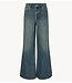 Y.A.S Jeans YASSIVA HMW WIDE JEANS S.  Medium Blue Denim Brown Wash
