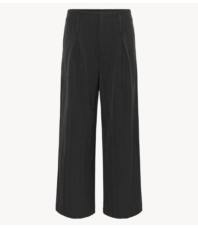 My Essential Wardrobe Broek MWLuna High Wide Pant Asphalt Long