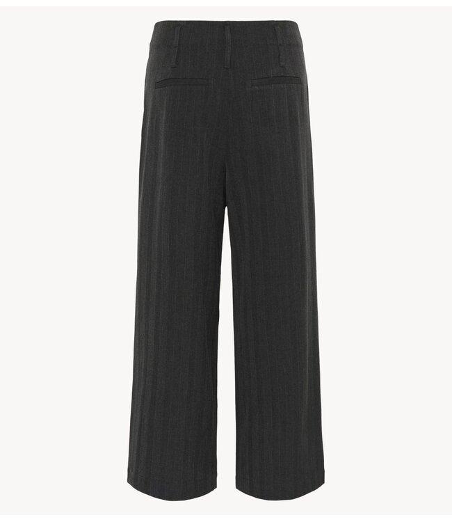 My Essential Wardrobe Broek MWLuna High Wide Pant Asphalt Long