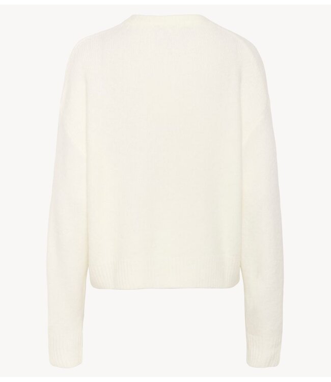 My Essential Wardrobe Trui MWEllie Knit Pullover Snow White