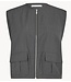 Samsøe Samsøe Vest SAKELLY VEST 15449 Dark Grey Mel.