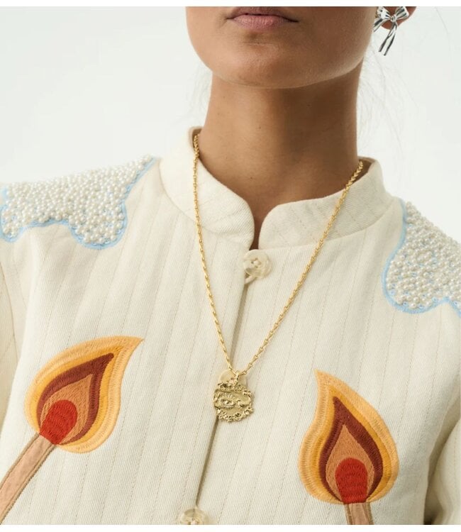 Anna+Nina Bedel Memorable Birth Charm gold plated