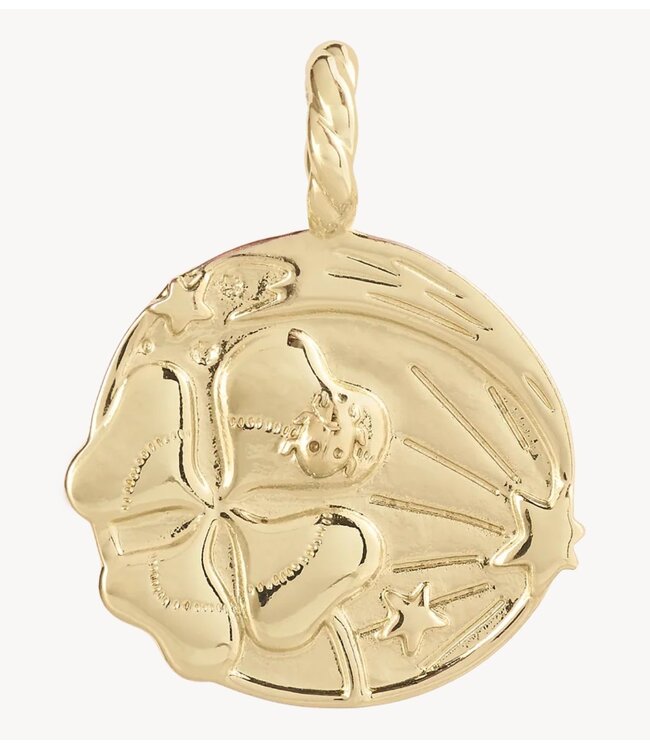 Anna+Nina Bedel Memorable Luck Charm gold plated