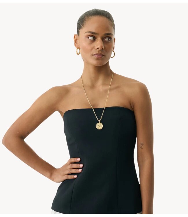 Anna+Nina Ketting Radiant Plain Necklace gold plated