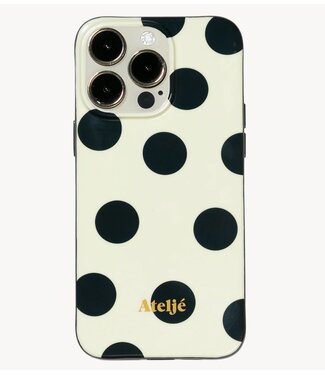 Ateljé Telefoonhoesje IVORY POLKA DOT case
