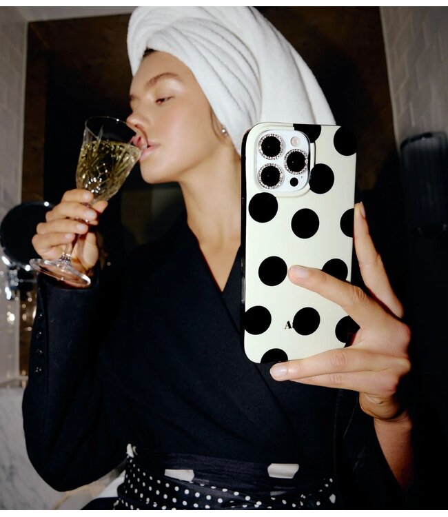 Ateljé Telefoonhoesje IVORY POLKA DOT case