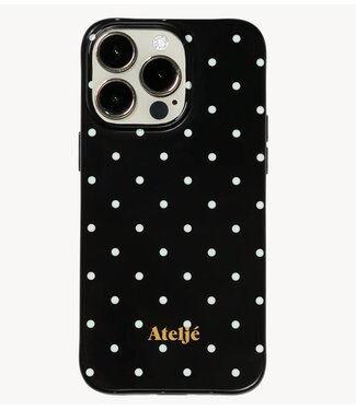 Ateljé Telefoonhoesje Black Mini Polka Dot case