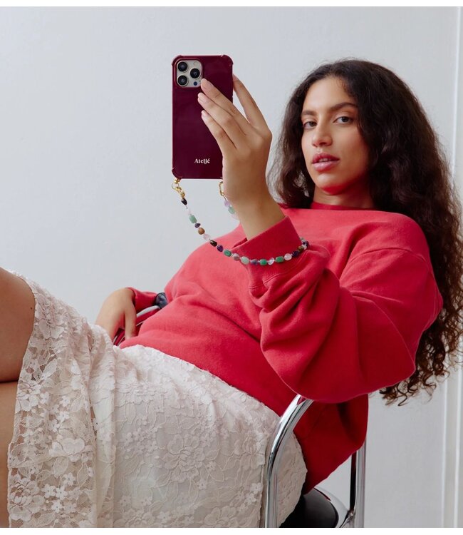 Ateljé Telefoonkoord short Crystal clear cord