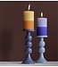 Kklup Home Selection Kaarsenhouder Candle Holder Funky Large cobalt blue