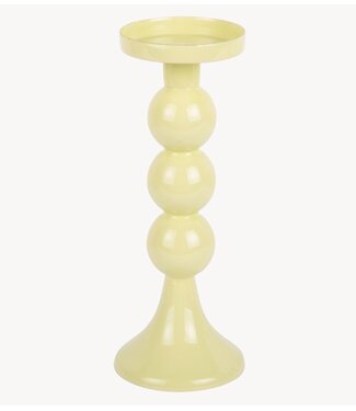 Kklup Home Selection Kaarsenhouder Candle Holder Funky Large soft yellow