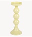 Kklup Home Selection Kaarsenhouder Candle Holder Funky Large soft yellow