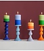 Kklup Home Selection Kaarsenhouder Candle Holder Funky Medium soft blue
