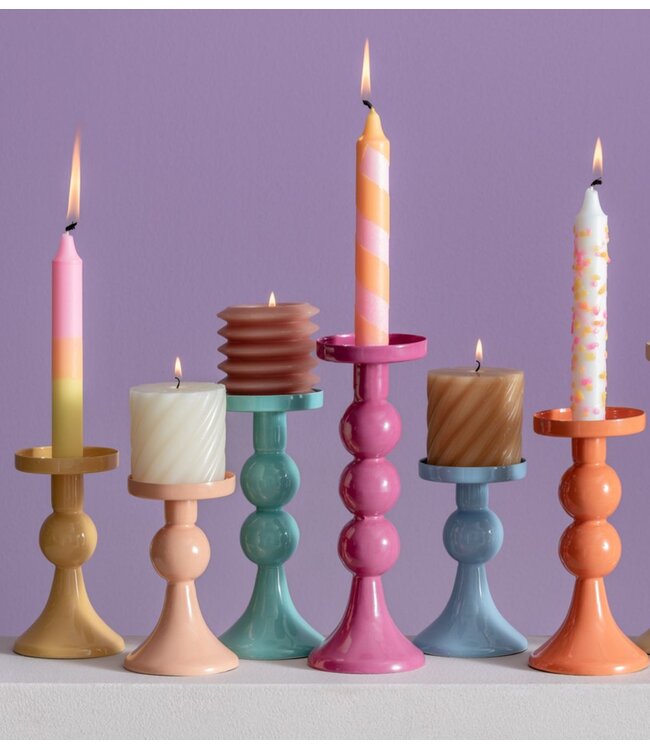 Kklup Home Selection Kaarsenhouder Candle Holder Funky Medium soft pink