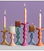 Kklup Home Selection Kaarsenhouder Candle Holder Funky Medium soft pink