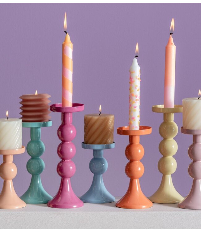 Kklup Home Selection Kaarsenhouder Candle Holder Funky Medium bright orange