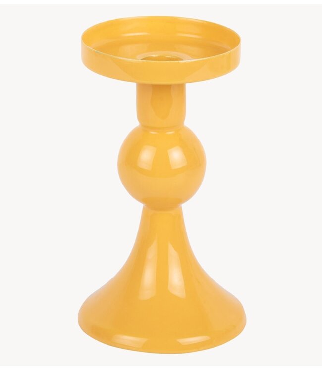 Kklup Home Selection Kaarsenhouder Candle Holder Funky Small bright yellow