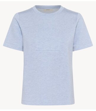 Inwear T-shirt VincentIW Logo Tshirt Melange ENDLESS SKY MELANGE - Blue