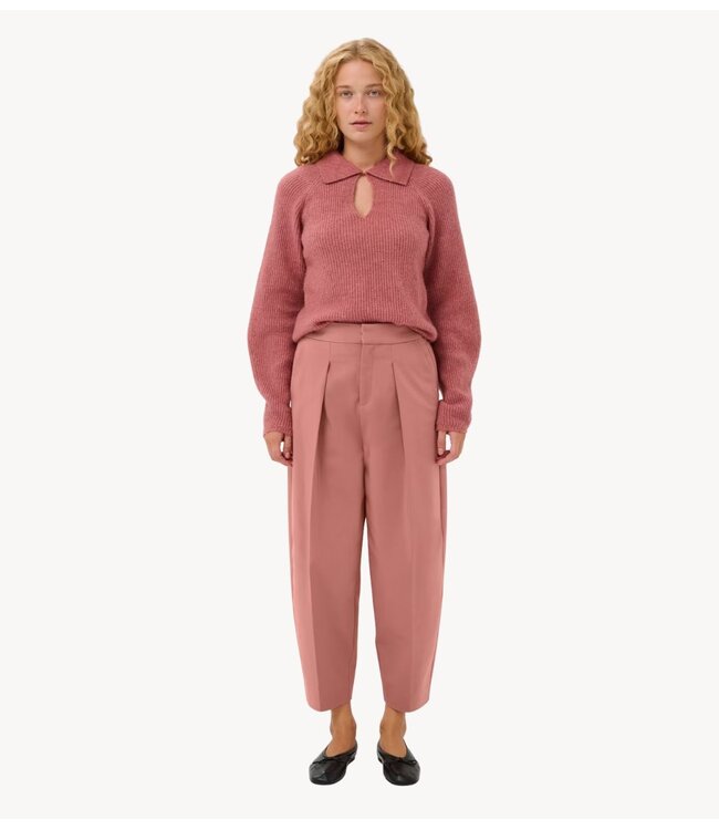 Inwear Broek ZellaIW Barrel Pant WITHERED ROSE - red