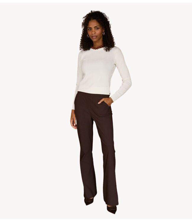 Studio Anneloes Broek Flair bonded espresso