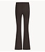 Studio Anneloes Broek Flair long bonded trousers espresso