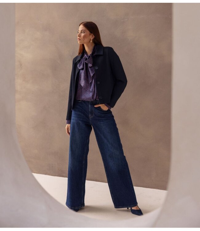 Studio Anneloes Broek Lexie denim trousers dark jeans