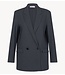 Studio Anneloes Blazer Dokus bnd pinstripe blazer antraciet / dark blue