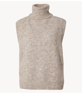 EDITED Vest Alba Knit Vest Taupe