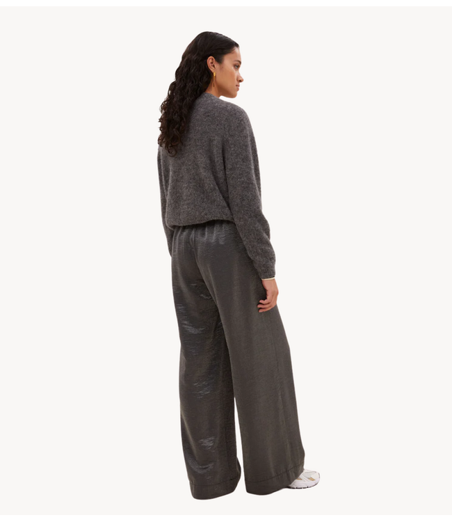 BY-BAR Broek benji metallic pants metallic silver