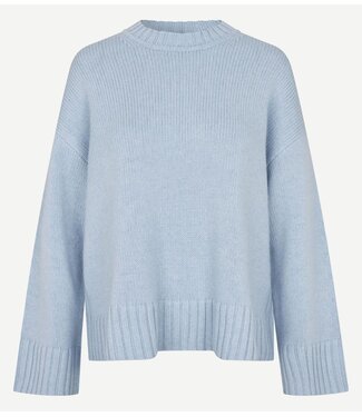 Samsøe Samsøe Trui SAKEIKU SWEATER CASHMERE BLUE