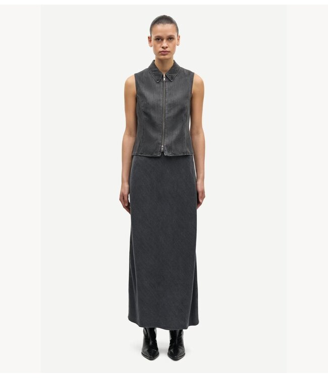 Samsøe Samsøe Rok SACLARA SKIRT GREY CLOUD