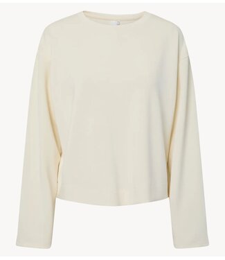 Y.A.S Trui YASGESANA LS SHORT PULLOVER birch