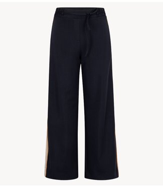 Studio Anneloes Broek Iggy shiny bonded trousers black