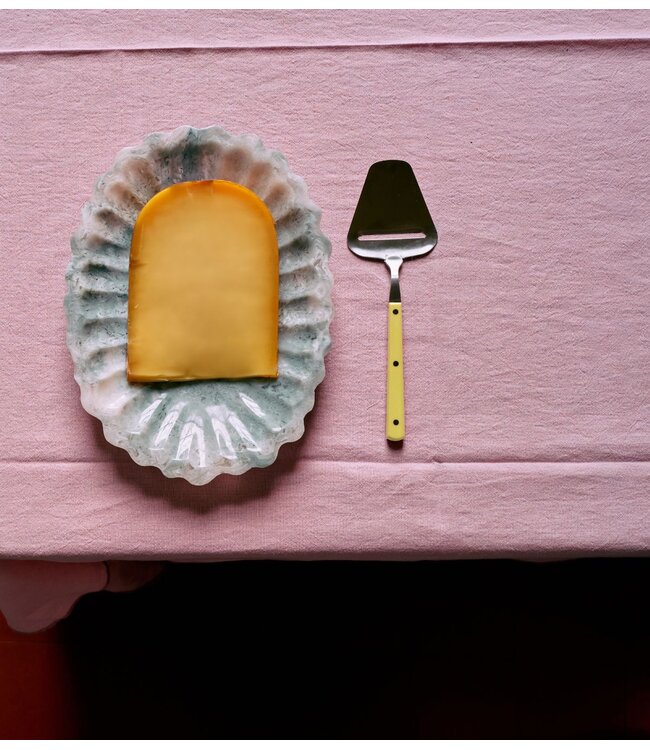 HKLIVING Kaasmes 70s cutlery: cheese slicer lemon
