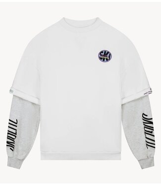 Stieglitz Trui Loren Sweater Double Sleeve Sweater black