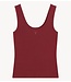Alix The Label Top ladies knitted tanktop bordeaux