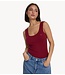 Alix The Label Top ladies knitted tanktop bordeaux