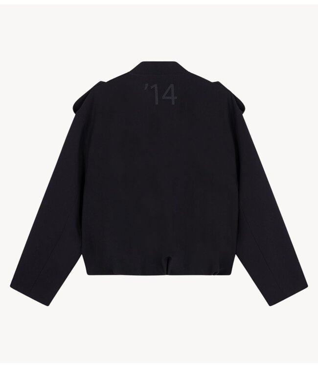 Alix The Label Jack ladies woven balloon jacket black