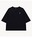 Alix The Label T-shirt ladies knitted bull t-shirt black